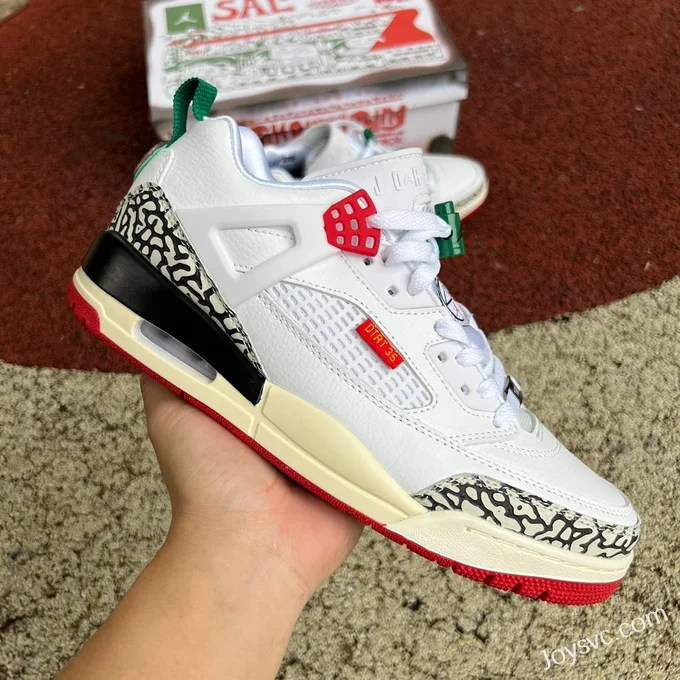 Jordan Spizike OG in White Green and Red