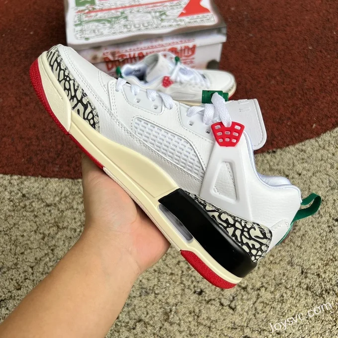 Jordan Spizike OG in White Green and Red