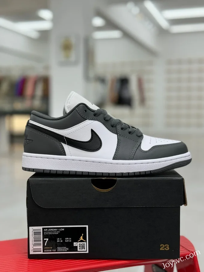 Air Jordan 1 Low Elephant Grey 553558-152