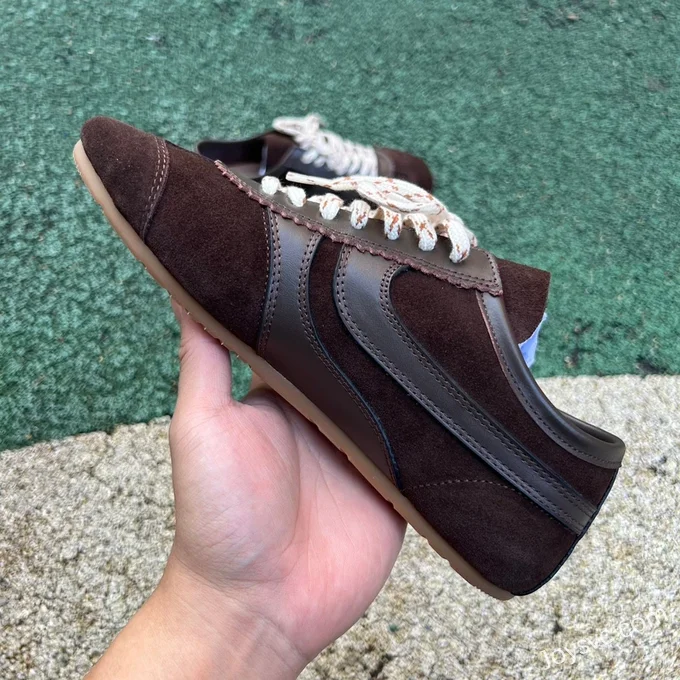 Dries Van Noten Mocha Brown Low Top Casual Shoes