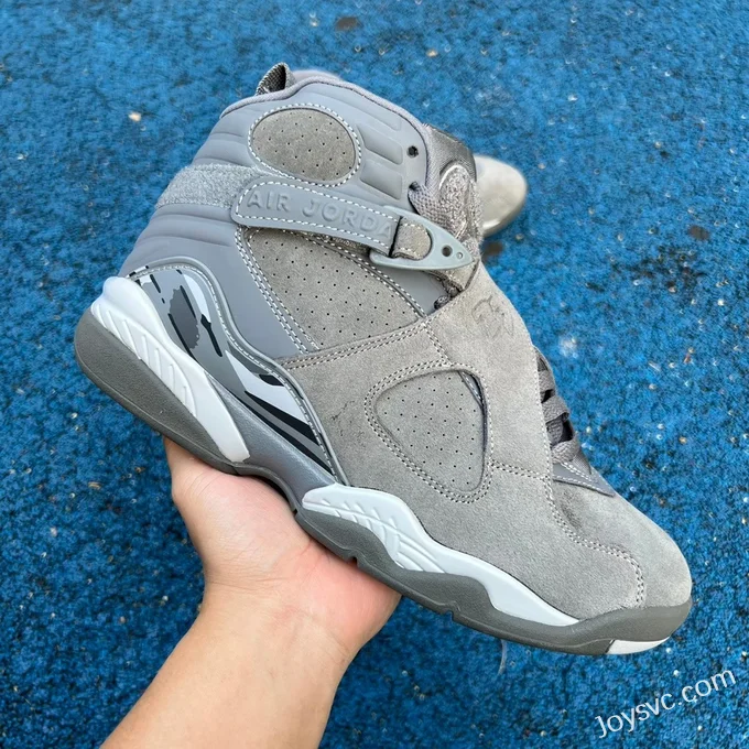 Air Jordan 8 Cool Grey Retro Basketball Shoes 305381-014