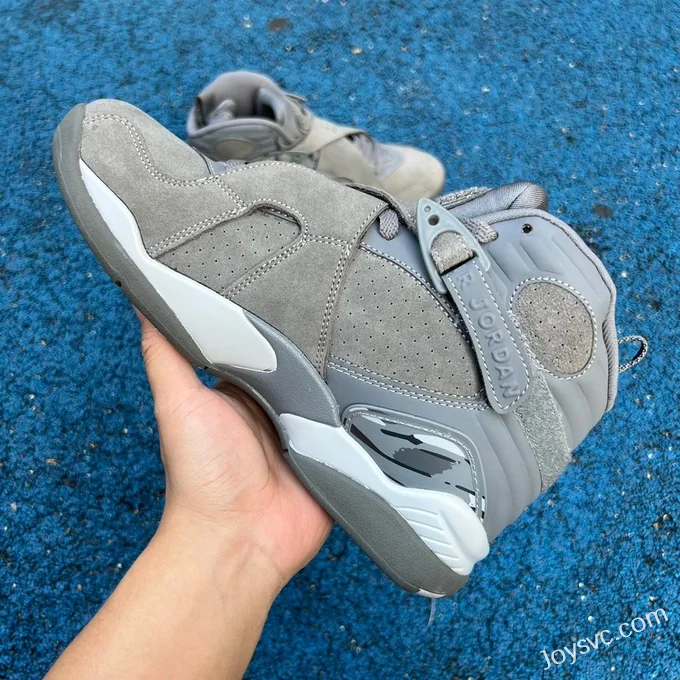 Air Jordan 8 Cool Grey Retro Basketball Shoes 305381-014