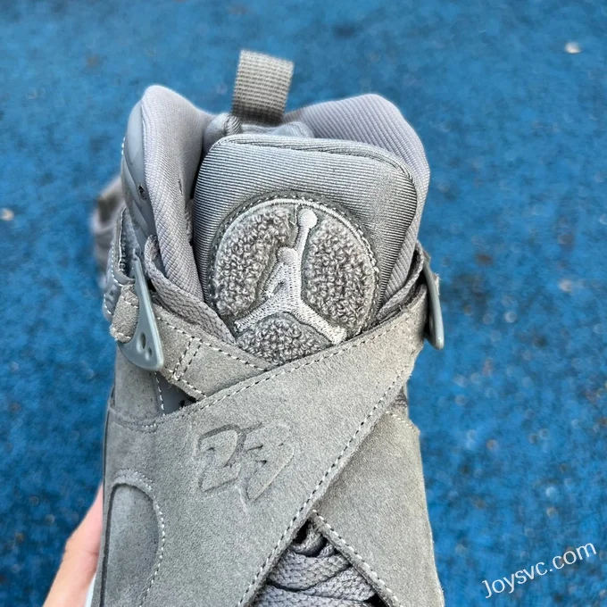 Air Jordan 8 Cool Grey Retro Basketball Shoes 305381-014