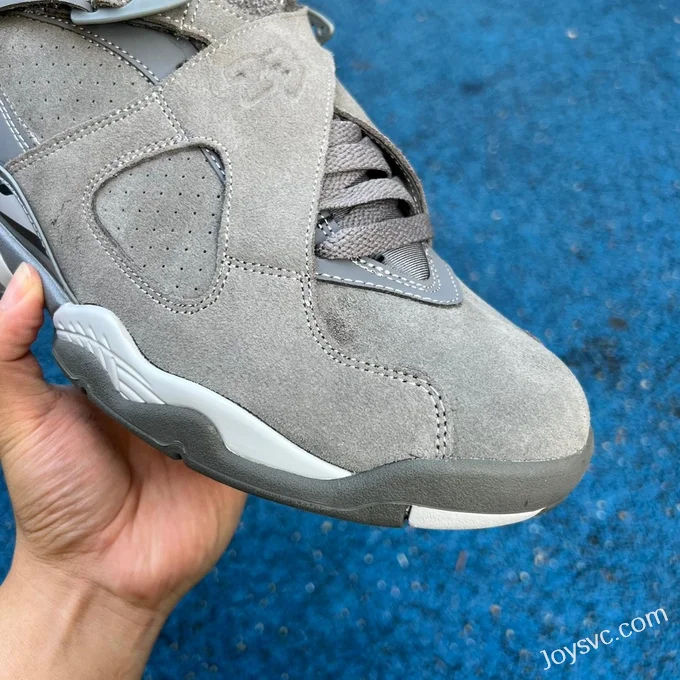 Air Jordan 8 Cool Grey Retro Basketball Shoes 305381-014