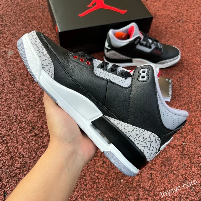 Air Jordan 3 Black Cement Reimagined DN3707-010