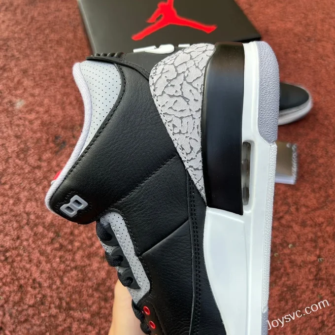 Air Jordan 3 Black Cement Reimagined DN3707-010