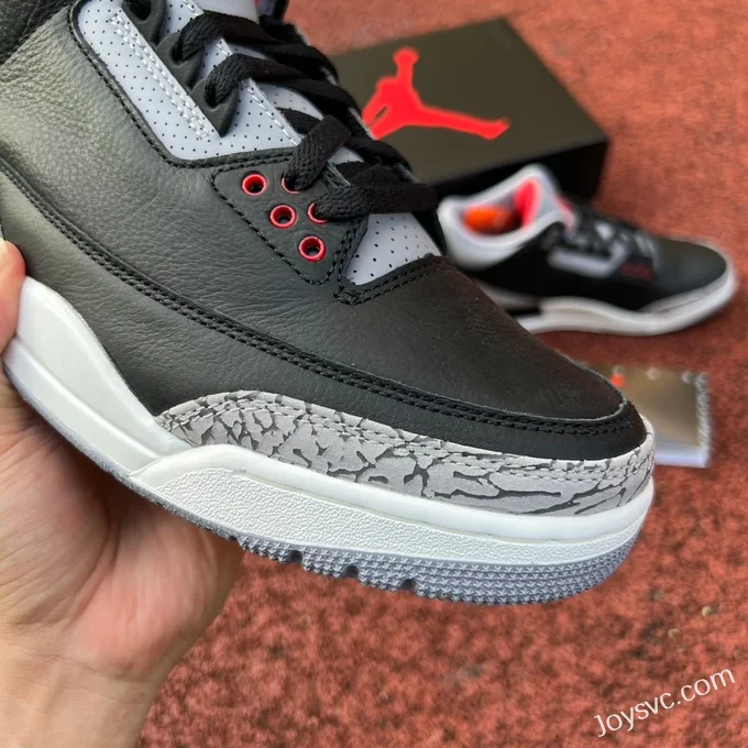 Air Jordan 3 Black Cement Reimagined DN3707-010