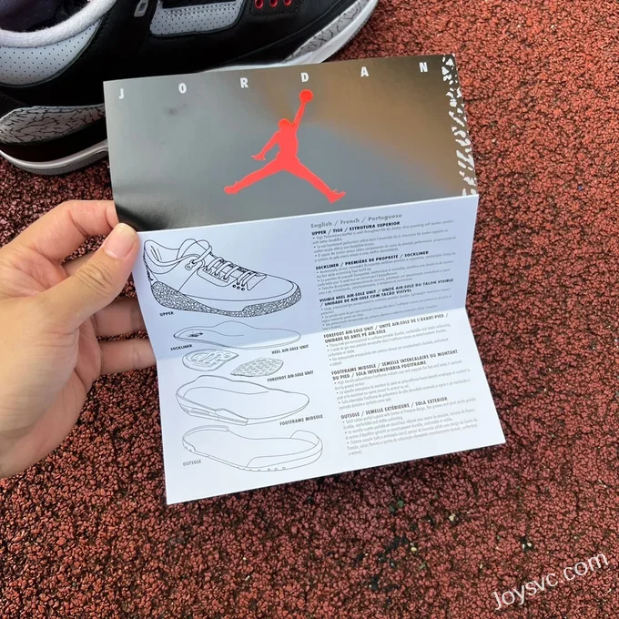 Air Jordan 3 Black Cement Reimagined DN3707-010