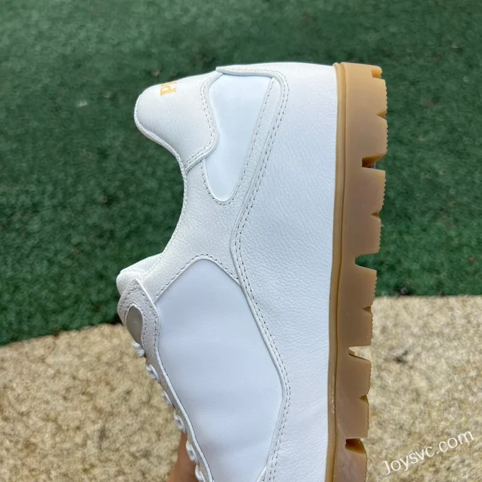 PRADA Sheep Leather White Low Top Sneakers