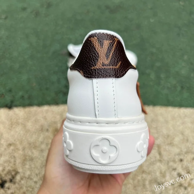 Louis Vuitton Time Out Calfskin White Brown