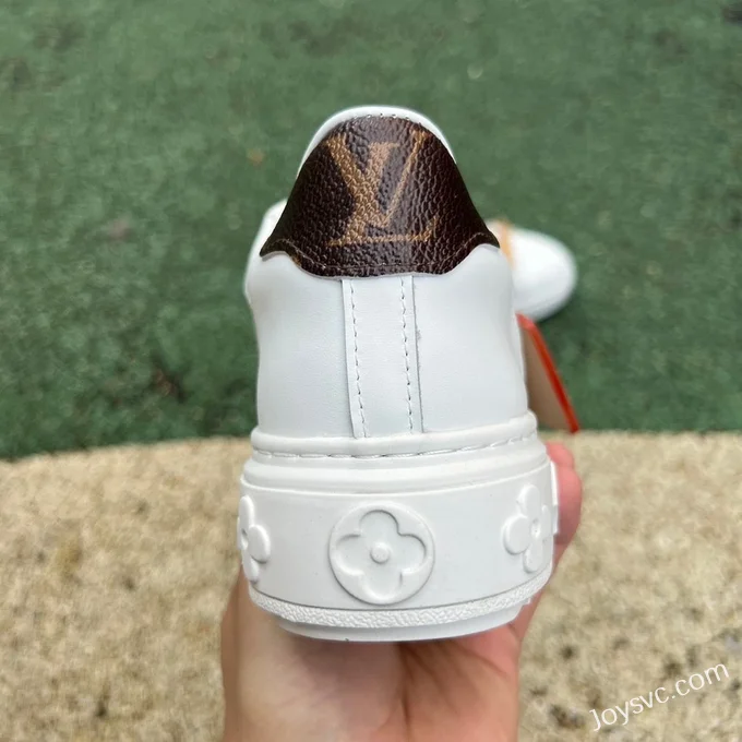 Louis Vuitton Time Out Calfskin White Brown