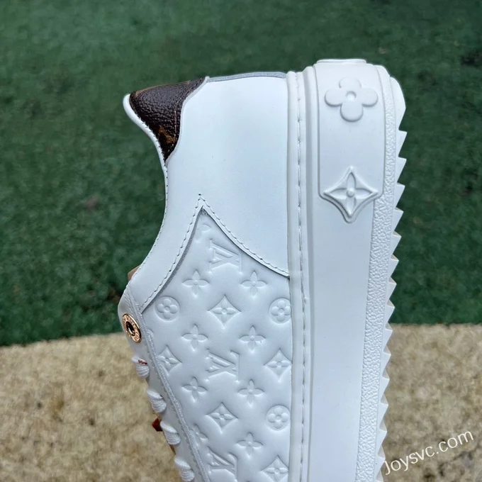 Louis Vuitton Time Out Calfskin White Brown