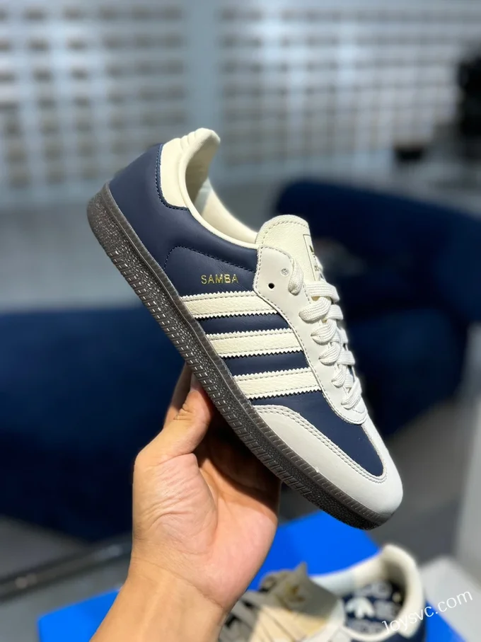 Adidas Samba Blue White Retro Sneakers IG1968