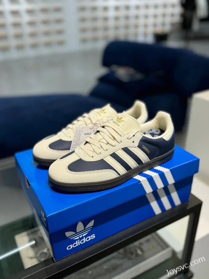 Adidas Samba Blue White Retro Sneakers IG1968