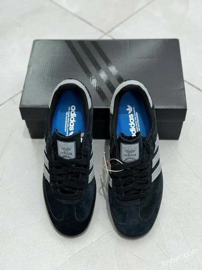 Adidas Samba Black Grey Retro Sneakers IH3348