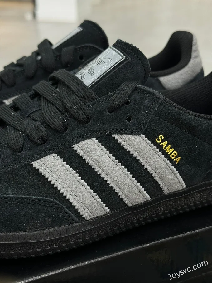 Adidas Samba Black Grey Retro Sneakers IH3348