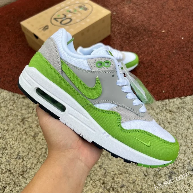 Patta x Nike Air Max 1 Chlorophyll White Green Grey HF1012-300