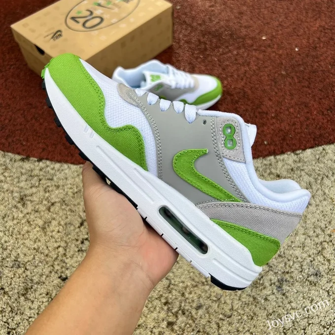 Patta x Nike Air Max 1 Chlorophyll White Green Grey HF1012-300