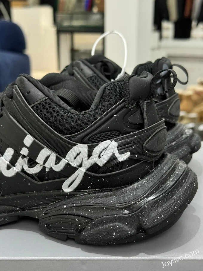 Balenciaga Paris 4.0 Track Logo Graffiti Sneakers