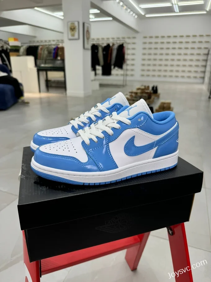 Air Jordan 1 Low Patent Blue FZ2138-114