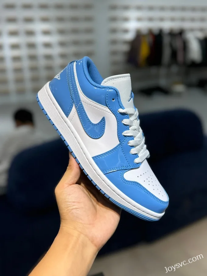 Air Jordan 1 Low Patent Blue FZ2138-114