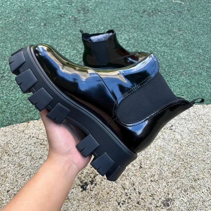 PRADA Monolith Chelsea Boots