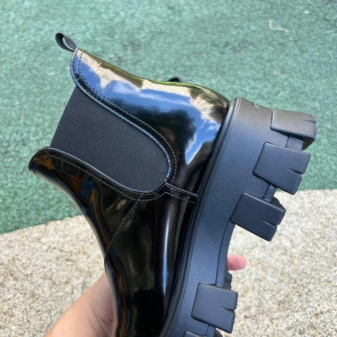 PRADA Monolith Chelsea Boots