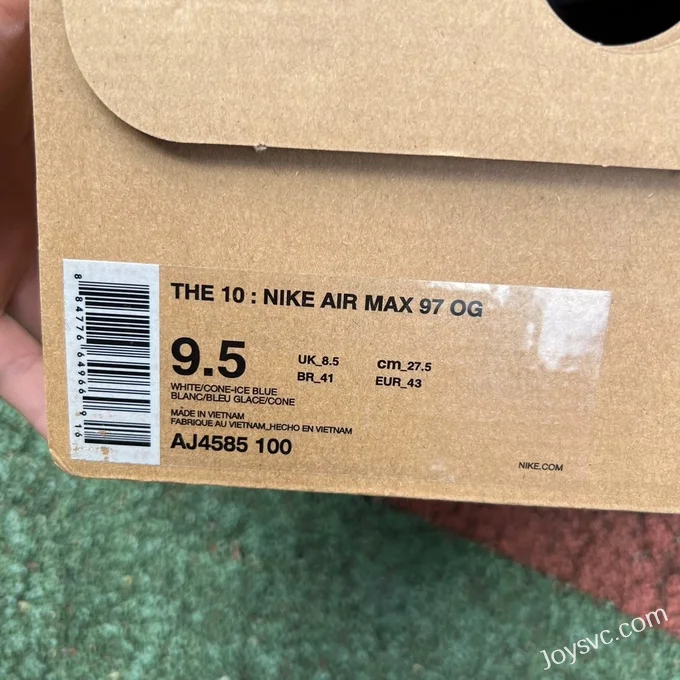 OFF-WHITE x Nike Air Max 97 The Ten White AJ4585-100