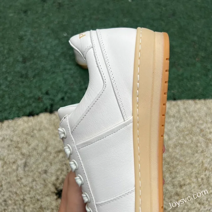 PRADA Leather White Raw Rubber Sneakers