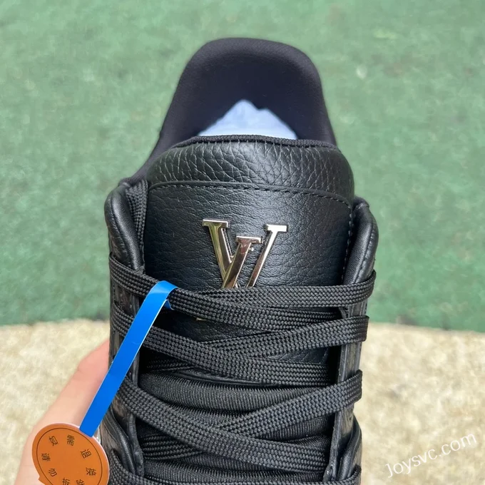 Louis Vuitton Trainer Black Silver