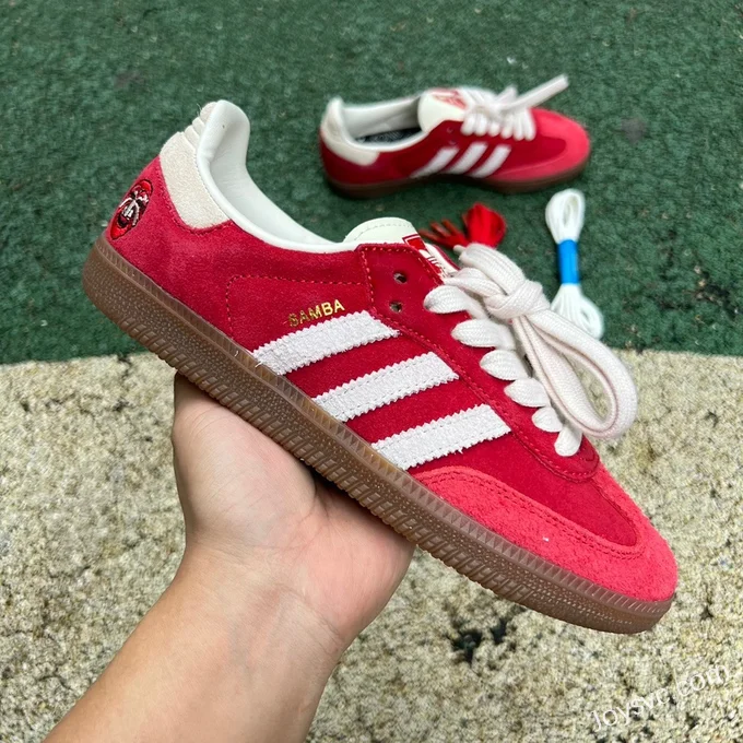 Adidas Samba OG Tal Jennie Red White Retro Sneakers IG8905