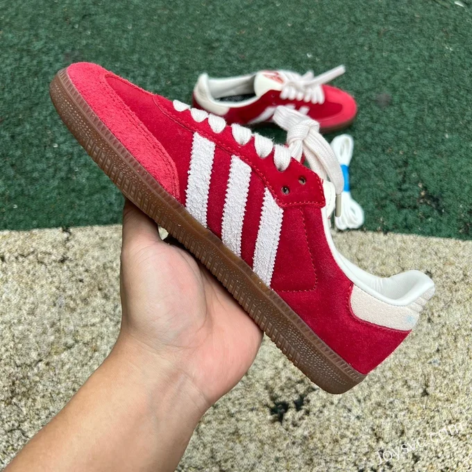 Adidas Samba OG Tal Jennie Red White Retro Sneakers IG8905