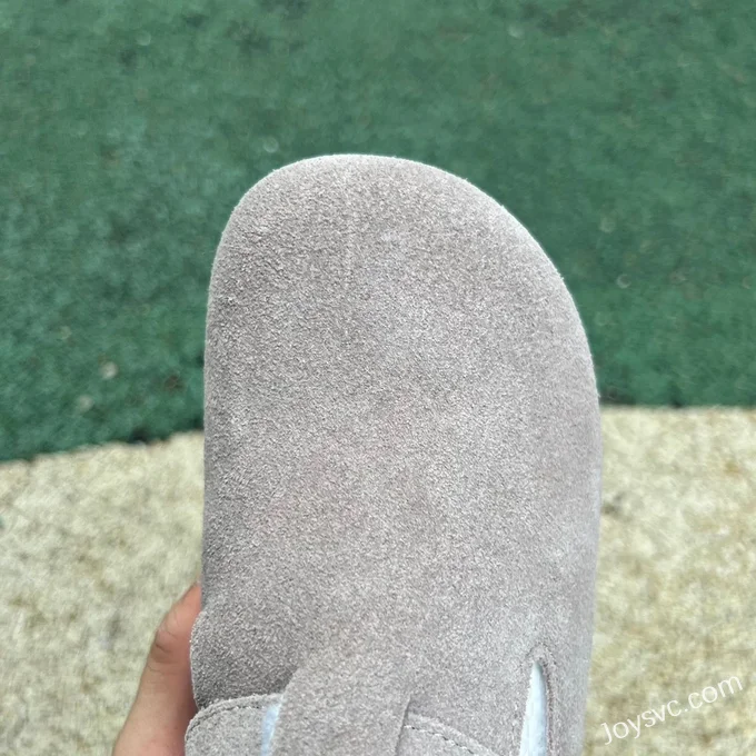 Birkenstock Fur Lined Suede Grey