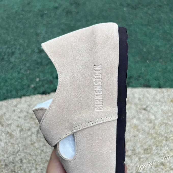 Birkenstock Fur Lined Suede Beige