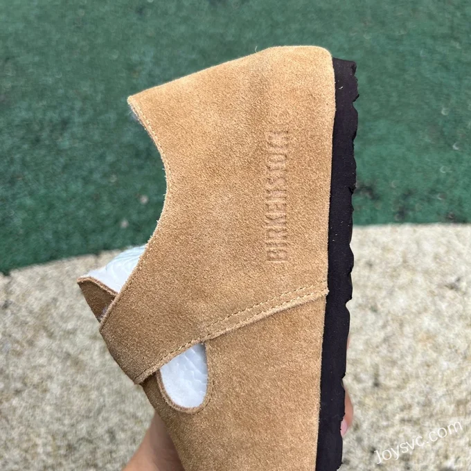 Birkenstock Fur Lined Suede Brown